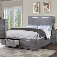 Load image into Gallery viewer, Gray LED Bedroom Set
