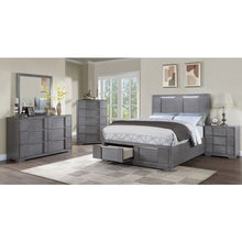 Load image into Gallery viewer, Gray LED Bedroom Set
